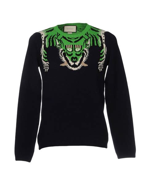 gucci green tiger sweater